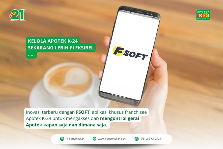 FSOFT, Aplikasi Franchise untuk Mempermudah Bisnis Apotek